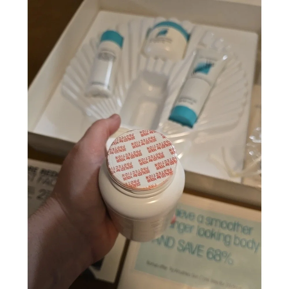 NEW Vtg Rare Anushka‎ Lotion Pore Reducer Tablets Brush Beauty Bodycare Gift Set